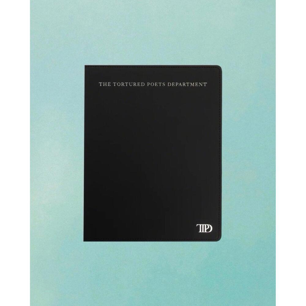 Taylor Swift Black "The Tortured Poets Department" Notebook